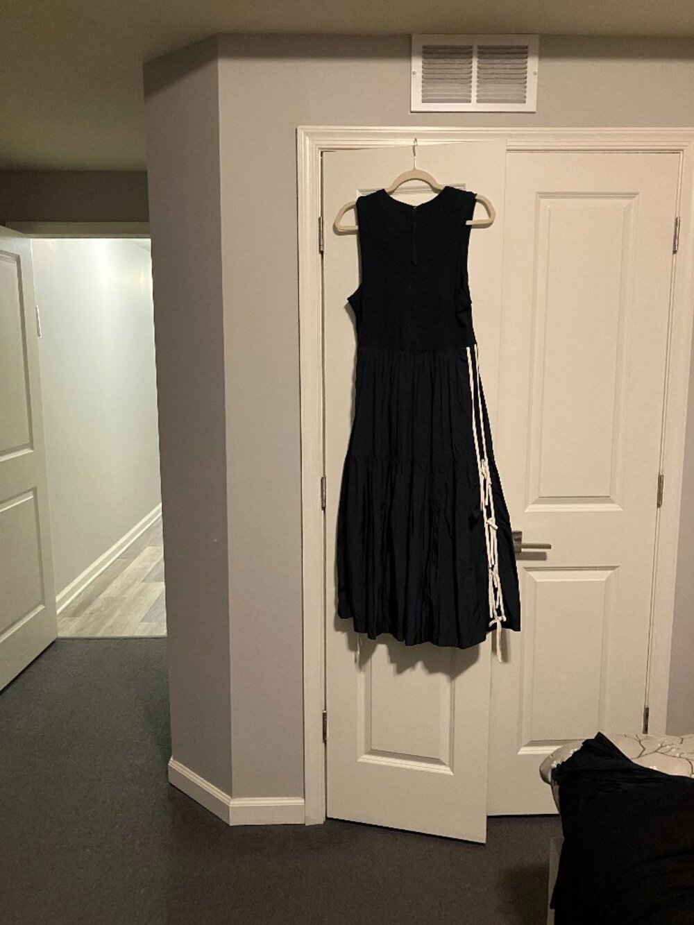 Daily Practice Sky High Tiered Midi Dress
